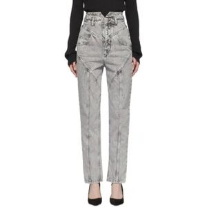 Isabel Marant REI Acid Wash High Waisted Jeans, size 36/4